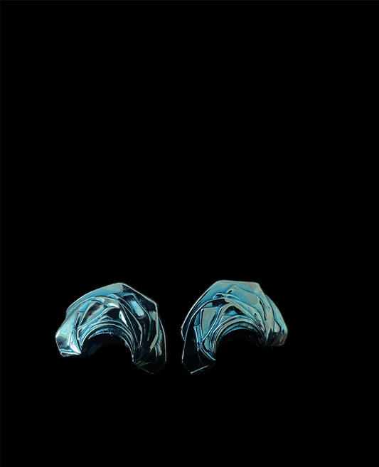 BLUE GELE EARRINGS